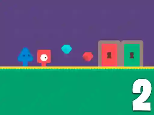 Red and Blue Adventure 2 — δωρεάν online παιχνίδι