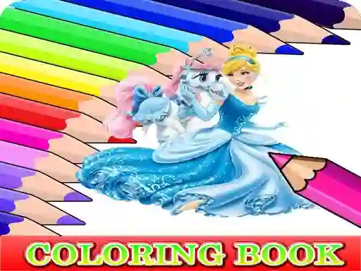 Coloring Book for Cinderella — δωρεάν online παιχνίδι