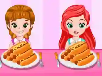 Princess Hotdog Eating Contest — δωρεάν online παιχνίδι