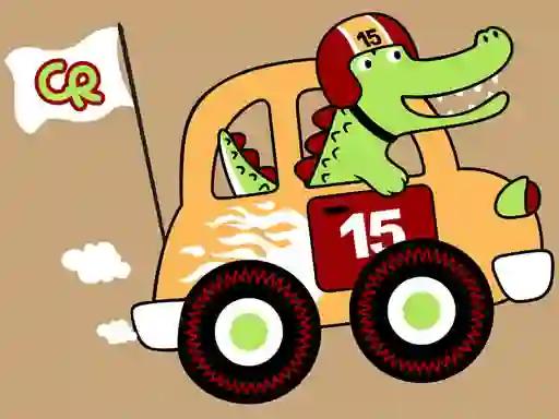 Fast Racing Cars Coloring — δωρεάν online παιχνίδι
