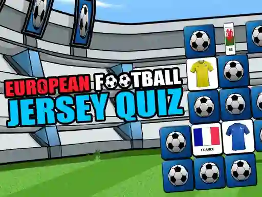 European Football Jersey Quiz — δωρεάν online παιχνίδι