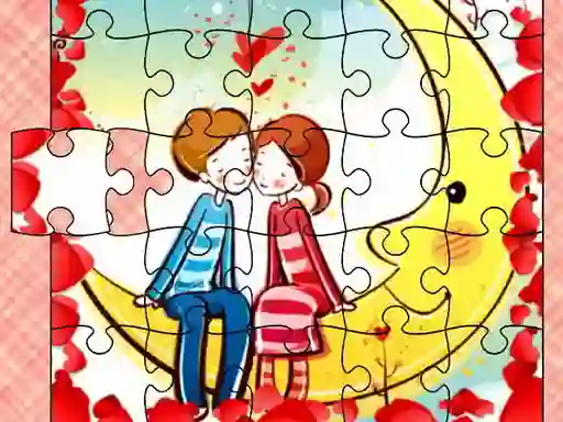 Loving Couple Jigsaw — δωρεάν online παιχνίδι