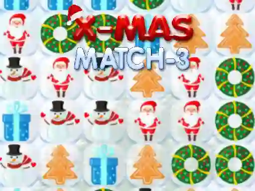 Xmas Match 3 — δωρεάν online παιχνίδι