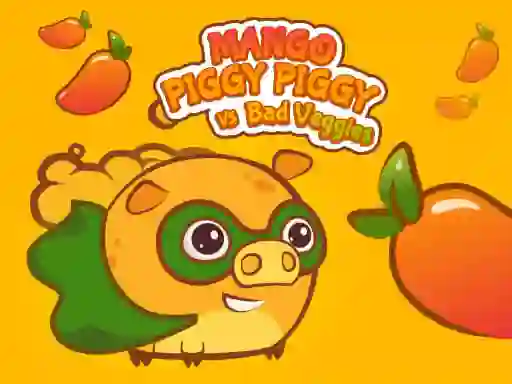 Mango Piggy Piggy vs Bad Veggies — δωρεάν online παιχνίδι