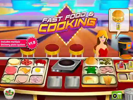 Fast Food & Cooking — δωρεάν online παιχνίδι