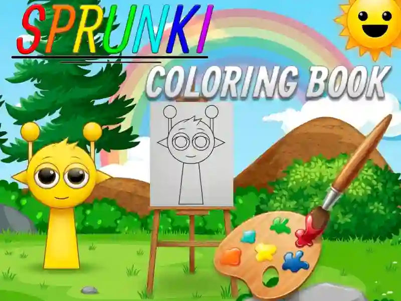 Sprunki Coloring Book — δωρεάν online παιχνίδι