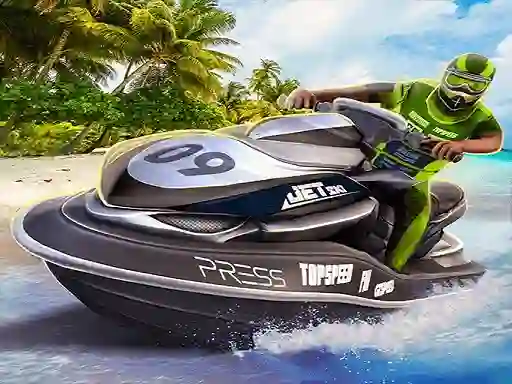 Jet Ski Water Racing: Power Boat Stunts — δωρεάν online παιχνίδι