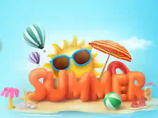 Happy summer jigsaw puzzle — δωρεάν online παιχνίδι