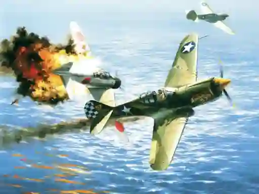 Aviation Art Air Combat Slide — δωρεάν online παιχνίδι
