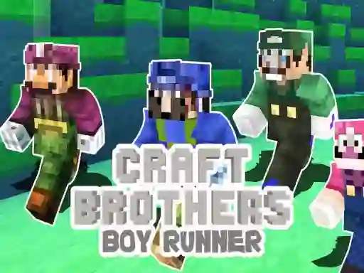 Craft Bros Boy Runner — δωρεάν online παιχνίδι