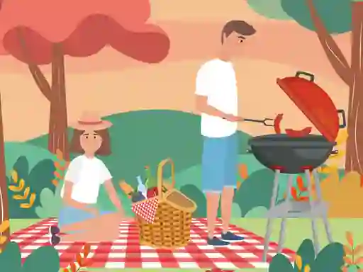 Barbecue Picnic Hidden Objects — δωρεάν online παιχνίδι