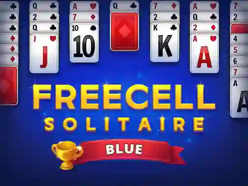 Freecell Solitaire Blue — δωρεάν online παιχνίδι
