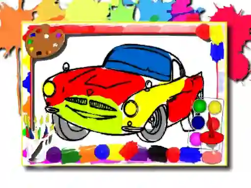 Racing Cars Coloring Book — δωρεάν online παιχνίδι