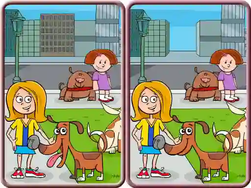 Spot The Differences City — δωρεάν online παιχνίδι
