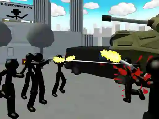 Stickman City Shooting 3d — δωρεάν online παιχνίδι