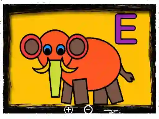 Easy Kids Coloring Letters — δωρεάν online παιχνίδι
