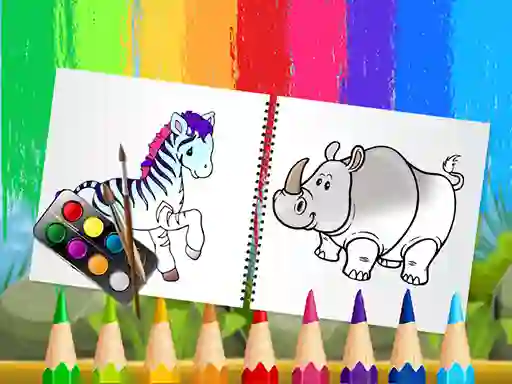 Funny Animals Coloring Book — δωρεάν online παιχνίδι