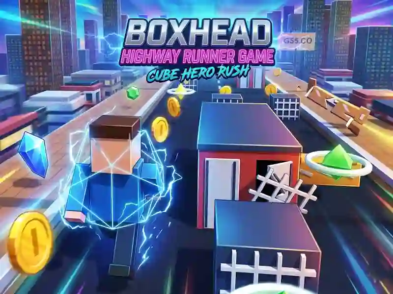 Boxhead Highway Runner Game — δωρεάν online παιχνίδι