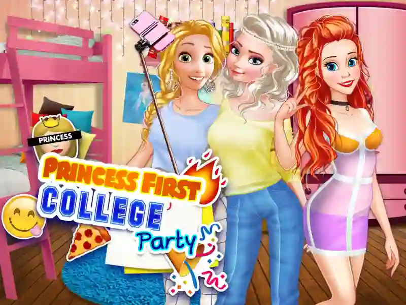 Princess First College Party — δωρεάν online παιχνίδι