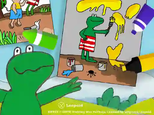 Coloring Kikker — δωρεάν online παιχνίδι