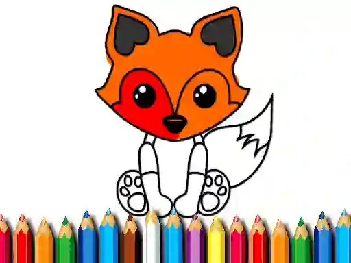 Fox Coloring Book — δωρεάν online παιχνίδι