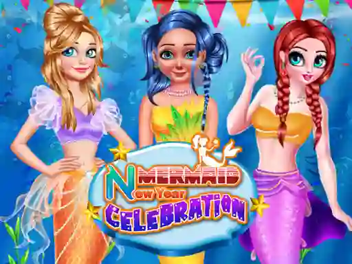 Mermaid New Year Celebration — δωρεάν online παιχνίδι