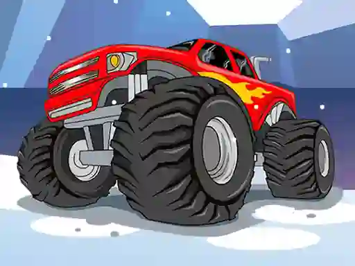 Monster Truck Wheels Winter — δωρεάν online παιχνίδι