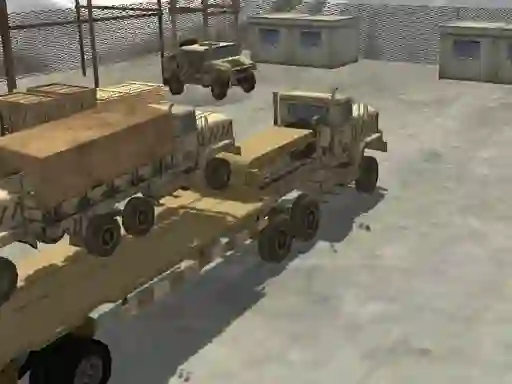 Transport Army vehicle truck driving — δωρεάν online παιχνίδι