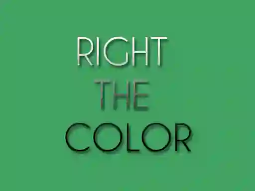 Right the Color — δωρεάν online παιχνίδι