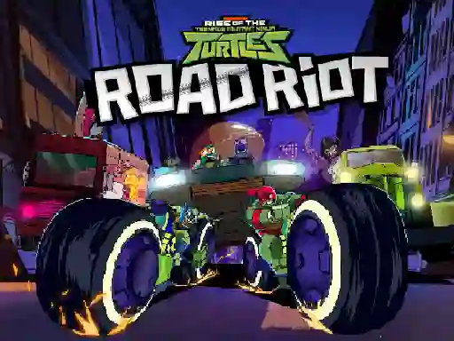Rise of the Teenage Mutant Ninja Turtles Road Riot — δωρεάν online παιχνίδι