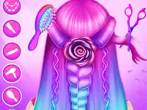 Braid Hair Salon Girls — δωρεάν online παιχνίδι