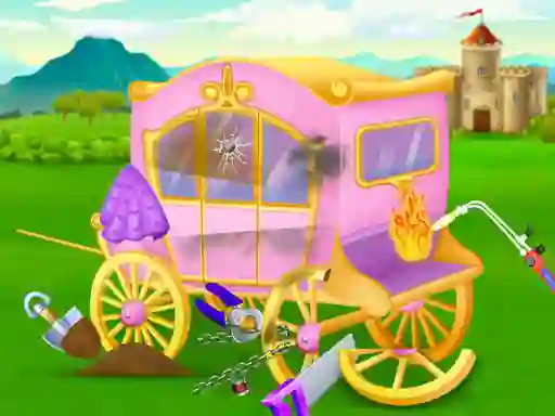 Princess Castle Cleaning — δωρεάν online παιχνίδι