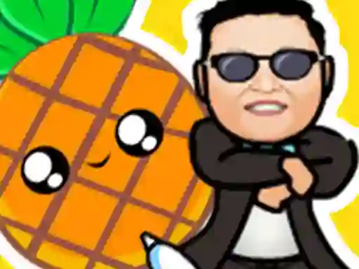 Pineapple and pen vs gangnam style — δωρεάν online παιχνίδι