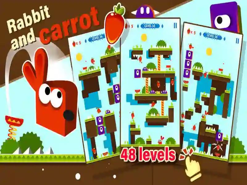 Rabbit & Carrot — δωρεάν online παιχνίδι