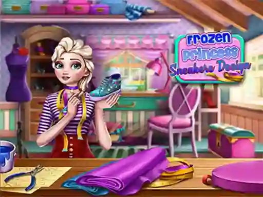 Frozen Princess Sneakers Design — δωρεάν online παιχνίδι