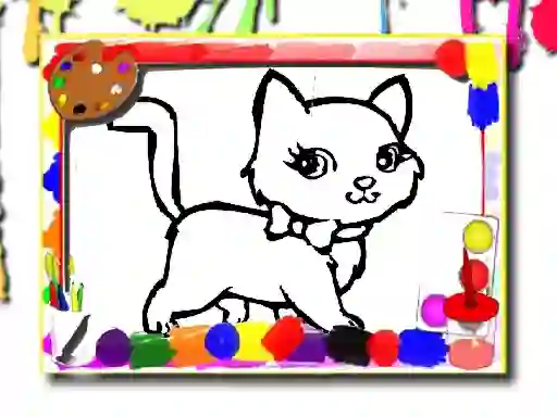 Sweet Cats Coloring — δωρεάν online παιχνίδι