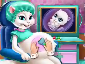 Kitty Pregnant Check-up — δωρεάν online παιχνίδι
