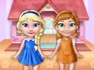 Ellie And Annie Doll House — δωρεάν online παιχνίδι