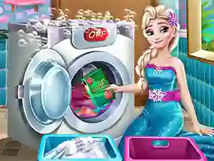 Ice Queen Laundry Day — δωρεάν online παιχνίδι