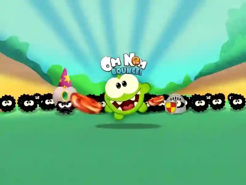 Om Nom Bounce — δωρεάν online παιχνίδι