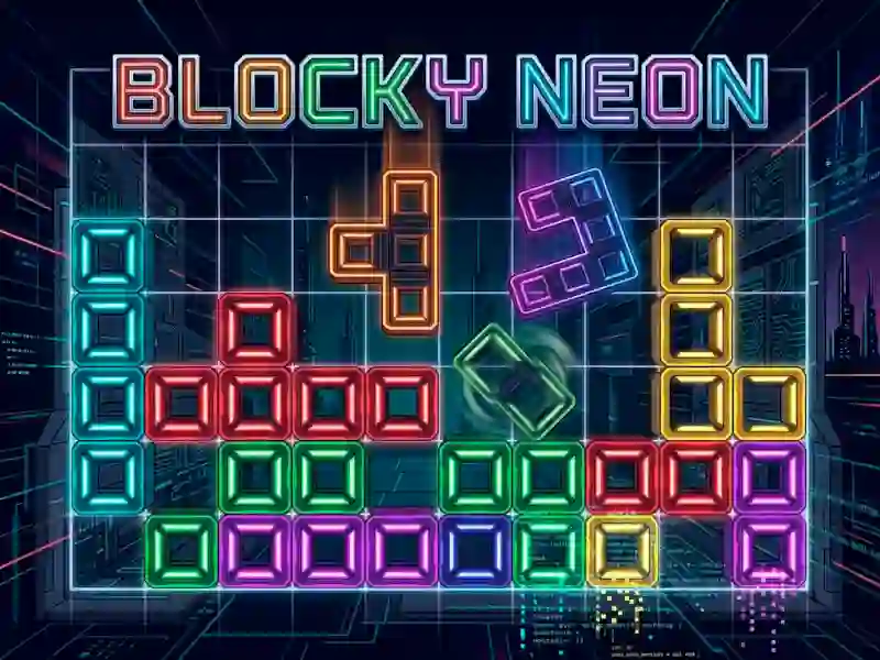 Blocky Neon — δωρεάν online παιχνίδι
