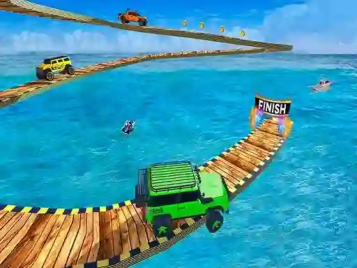 Impossible Tracks Jeep Stunts Driving — δωρεάν online παιχνίδι