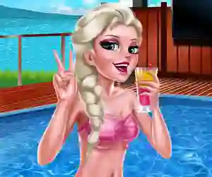 Ice Queen Pool Day — δωρεάν online παιχνίδι