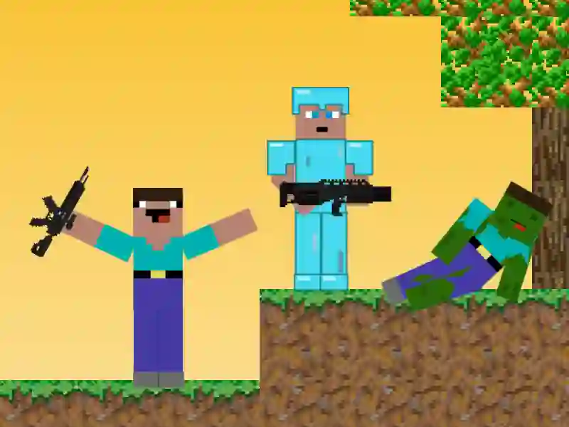 Noob vs Pro: Zombie Apocalypse — δωρεάν online παιχνίδι
