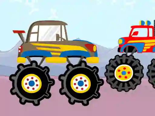 Fun Monster Trucks Jigsaw — δωρεάν online παιχνίδι