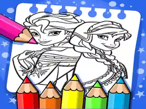 Frozen Coloring Book — δωρεάν online παιχνίδι
