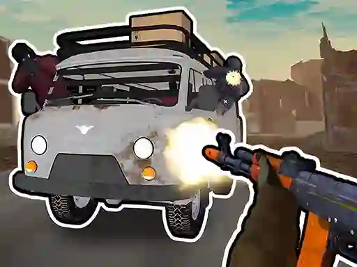 Road Chase. Shooter Realistic Guns — δωρεάν online παιχνίδι