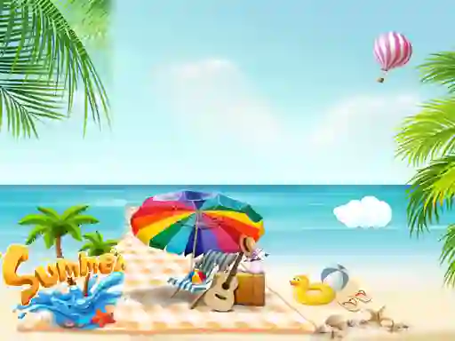 Summer Beach Slide — δωρεάν online παιχνίδι