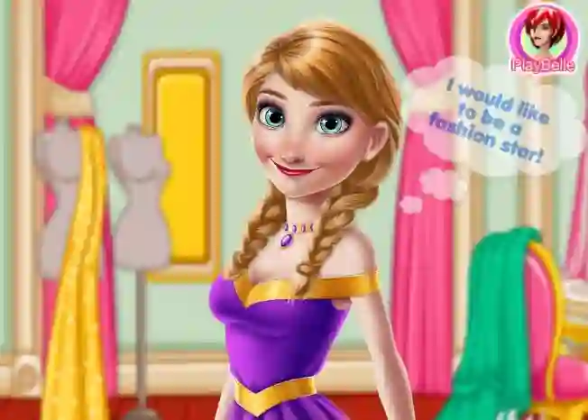 Ice Princess Modeling Carrer — δωρεάν online παιχνίδι