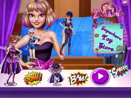 Superhero Toy Shop — δωρεάν online παιχνίδι